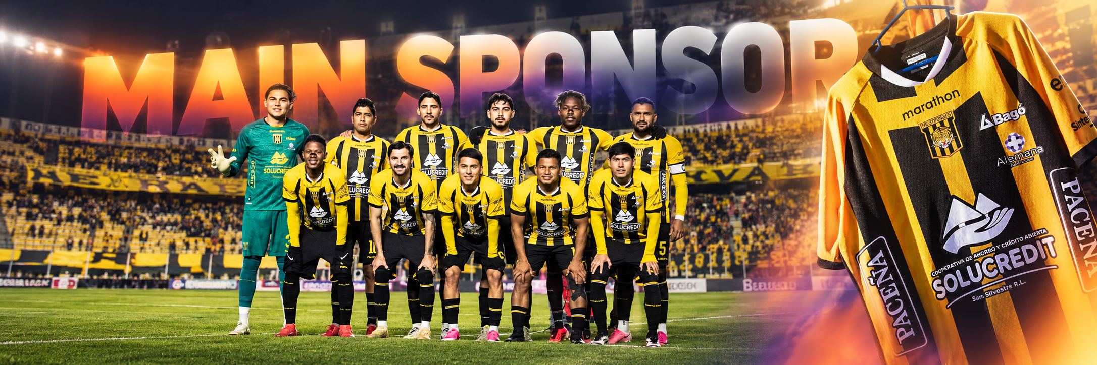 El patrocinador principal del equipo